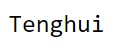 Tenghui Tracking